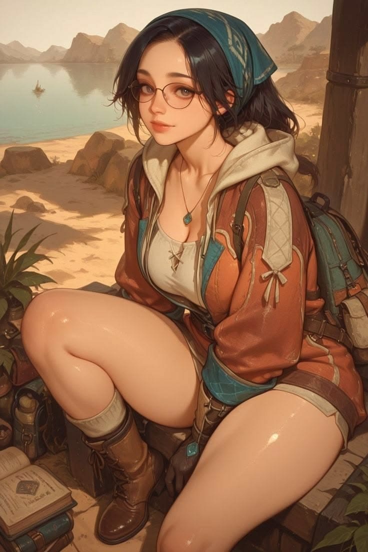 Stranded Desert Hiker