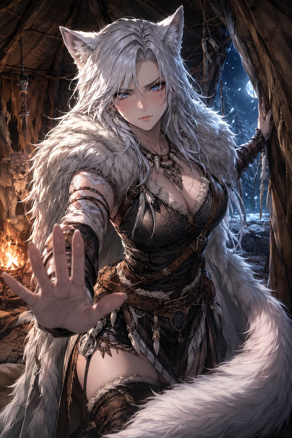The Wolf Queen's Human Mate