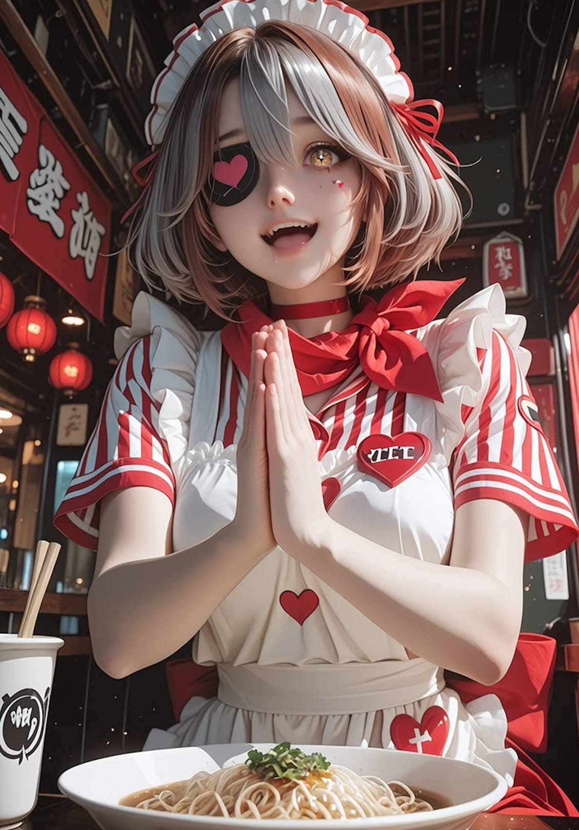 Vampire Falls in Love with Food